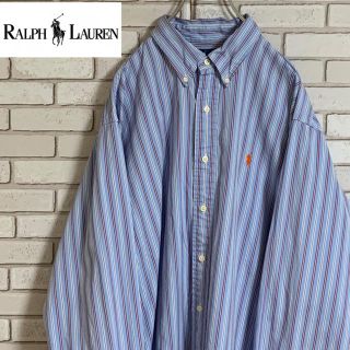 ラルフローレン(Ralph Lauren)の90s 古着 ラルフローレン XL ビッグシルエット  ゆるだぼ ワンピース(シャツ)