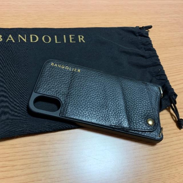 BANDOLIER バンドリヤー iphoneX/XS スマホケースブラック