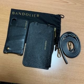 BANDOLIER バンドリヤー iphoneX/XS スマホケースブラック(iPhoneケース)