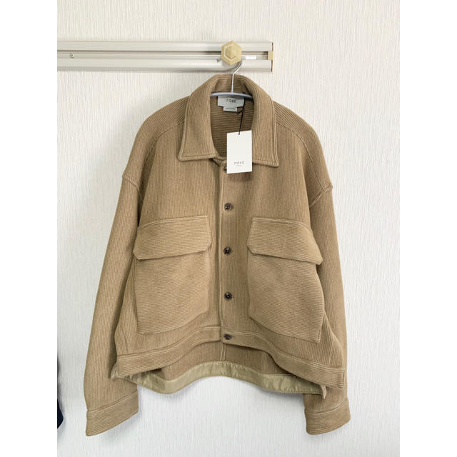 SUNSEA(サンシー)のYOKE KNIT CORDUROY WIDE SHORT BLOUSON メンズのジャケット/アウター(ブルゾン)の商品写真