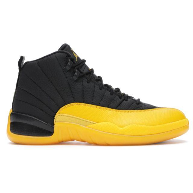 NIKE(ナイキ)のJordan 12 Retro Black University Gold メンズの靴/シューズ(スニーカー)の商品写真