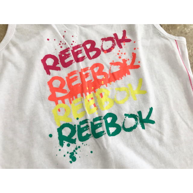 Reebok(リーボック)のリーボック 新品 タンクトップ2枚組 キッズ/ベビー/マタニティのキッズ服女の子用(90cm~)(Tシャツ/カットソー)の商品写真