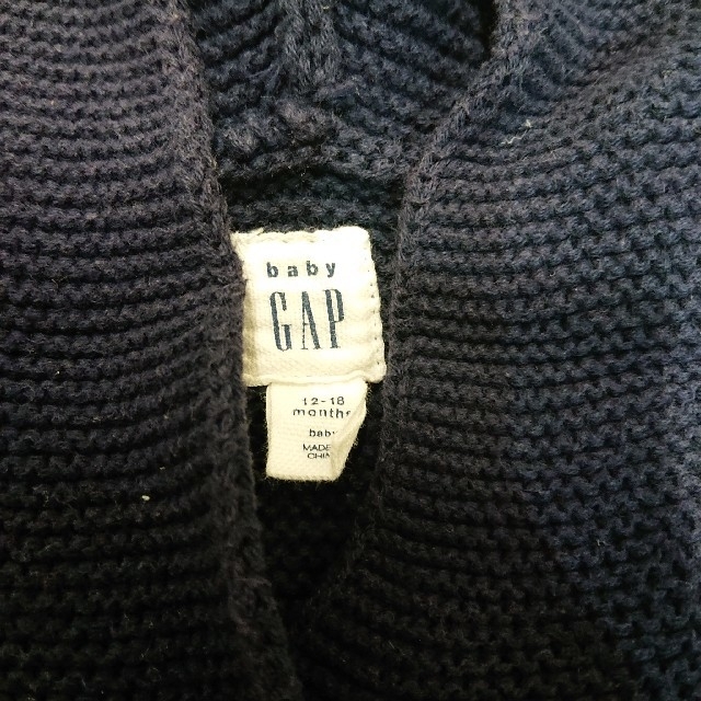 babyGAP(ベビーギャップ)のユニクロダウン  ギャップカーディガン  80センチ キッズ/ベビー/マタニティのベビー服(~85cm)(カーディガン/ボレロ)の商品写真