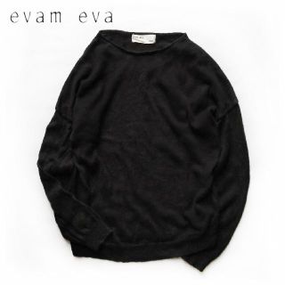 エヴァムエヴァ(evam eva)のevam eva✨エヴァムエヴァ 麻 リネン100% ボートネック プルオーバー(ニット/セーター)