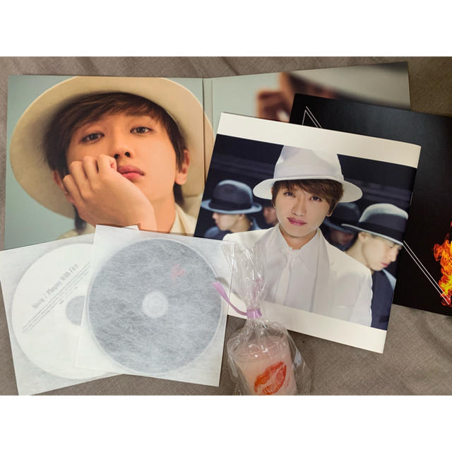 AAA(トリプルエー)のNissy Playing With Fire CD+DVD+グッズ(キャンドル エンタメ/ホビーのCD(ポップス/ロック(邦楽))の商品写真