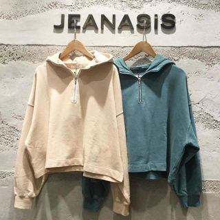 ジーナシス(JEANASIS)のJEANASIS * ハーフジップフーディ(パーカー)