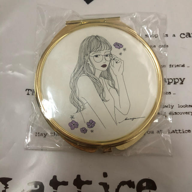 Honey mi Honey(ハニーミーハニー)のlattice saayaコラボ ミラー レディースのファッション小物(ミラー)の商品写真