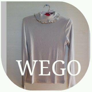 ウィゴー(WEGO)の 【値下げ】WEGO リブフリルニット(カットソー(長袖/七分))