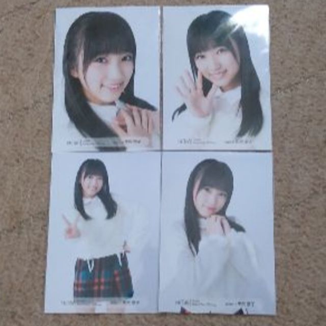 HKT48(エイチケーティーフォーティーエイト)のHKT48 矢吹奈子 月別 トレーディング 生写真 4枚コンプ 2016年11月 エンタメ/ホビーのタレントグッズ(アイドルグッズ)の商品写真