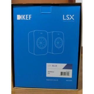 新品 KEF LSX SP3994CX ハイレゾ対応ワイヤレススピーカー ブルーの