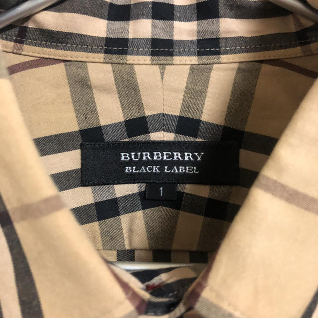 BURBERRY BLACK LABEL(バーバリーブラックレーベル)のバーバリー ブラックレーベル ノバチェック柄 ベージュ 長袖 シャツ S メンズのトップス(シャツ)の商品写真