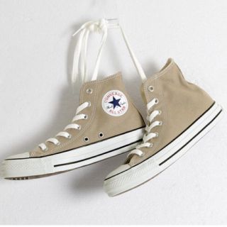 コンバース(CONVERSE)のオールスター ベージュ ハイカット 23.5cm 国内正規品 新品 (スニーカー)