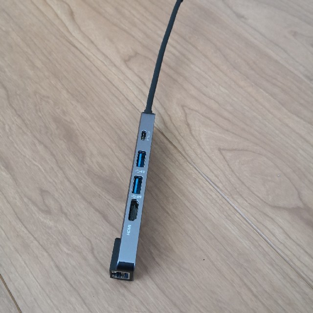 USB C ハブ Type C 5ポート スマホ/家電/カメラのPC/タブレット(PC周辺機器)の商品写真
