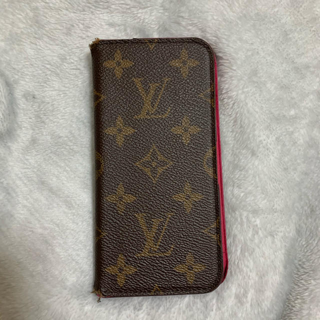 LOUIS VUITTON(ルイヴィトン)のルイヴィトン　iPhoneケース　XS ピンク スマホ/家電/カメラのスマホアクセサリー(iPhoneケース)の商品写真