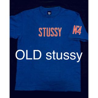 ステューシー(STUSSY)の【美品】OLD stussy Ｌsize BLUE(Tシャツ/カットソー(半袖/袖なし))