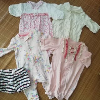 ベビーギャップ(babyGAP)のベビー服 長袖＆かぼちゃパンツ 50-60(ロンパース)