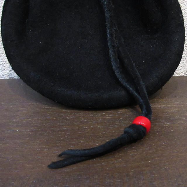 goro's(ゴローズ)のgoro’s ゴローズ 巾着 L ブラック 黒 美品 本物 正規品 返金保証付 メンズのバッグ(ウエストポーチ)の商品写真
