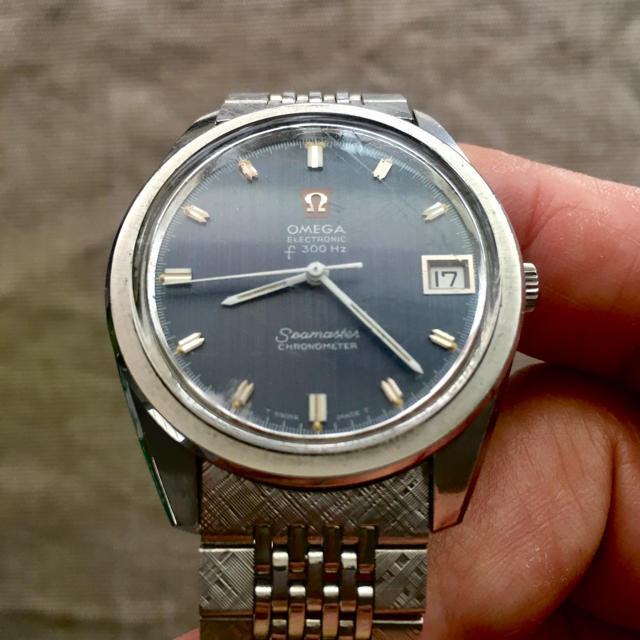 オメガ　シーマスター 音叉時計　OMEGA Seamaster 電池交換済