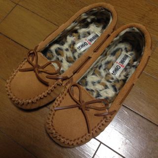 ミネトンカ(Minnetonka)のミネトンカ ボアモカシン(スリッポン/モカシン)