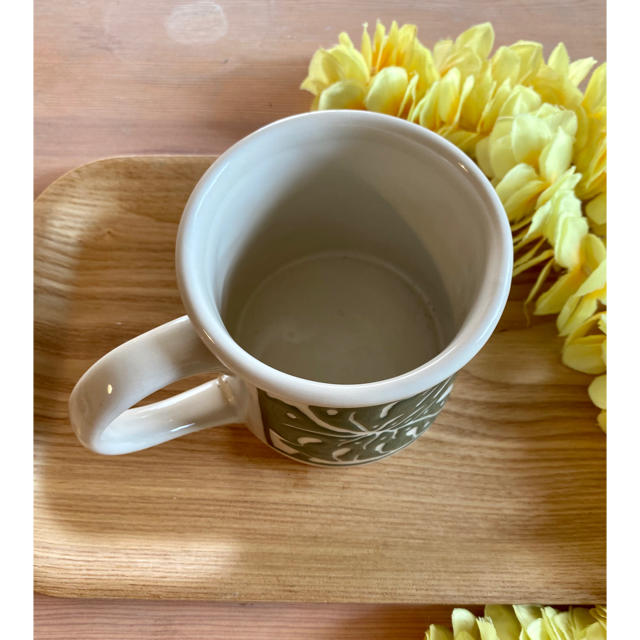 ハワイ　モンステラのマグカップ インテリア/住まい/日用品のキッチン/食器(グラス/カップ)の商品写真