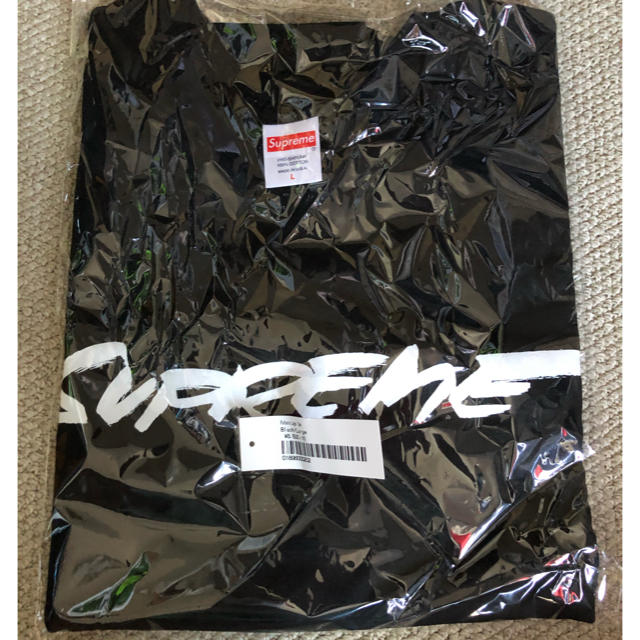 supreme futura logo tee 黒  L シュプリーム fw20