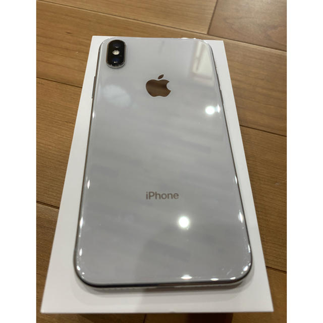 iPhone X 256GB silver - スマートフォン本体