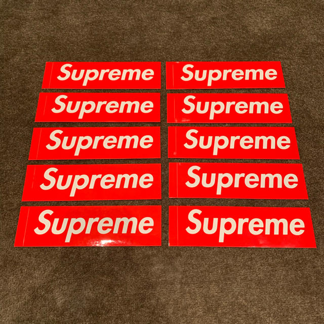 Supreme(シュプリーム)のsupreme ボックスロゴステッカー10枚セット シュプリーム boxlogo メンズのファッション小物(その他)の商品写真