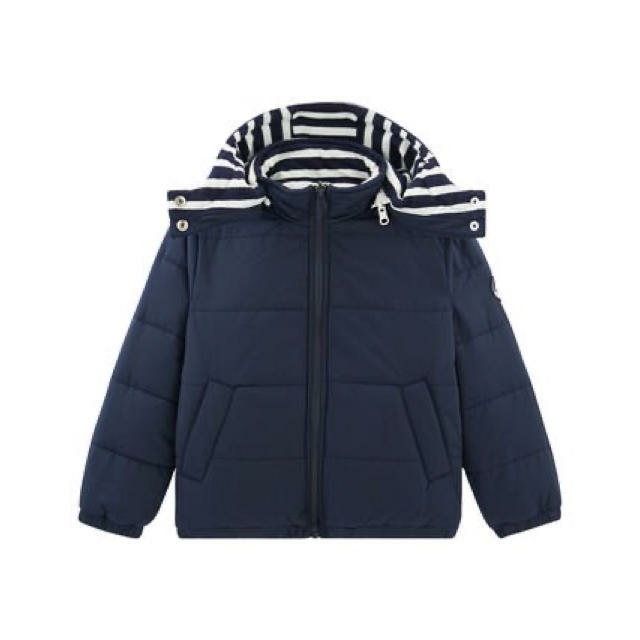 PETIT BATEAU - 【PETIT BATEAU】プチバトー フード付きパフジャケット ...
