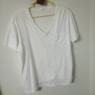 ローリーズファーム(LOWRYS FARM)の白Tシャツ(Tシャツ(半袖/袖なし))