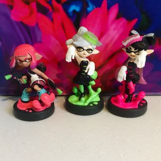 ニンテンドースイッチ(Nintendo Switch)のスプラトゥーン　アミーボ　amiibo　アオリ　ホタル　ガール　ネオンピンク(ゲームキャラクター)