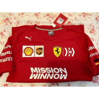 プーマ(PUMA)のタグ付　Scuderia Ferrari✖️PUMA F1 Tシャツ　S、M相当(Tシャツ/カットソー(半袖/袖なし))