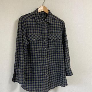 アニエスベー(agnes b.)のお値下げ⭐︎アニエスベー　長袖　チェックシャツ(Tシャツ(長袖/七分))