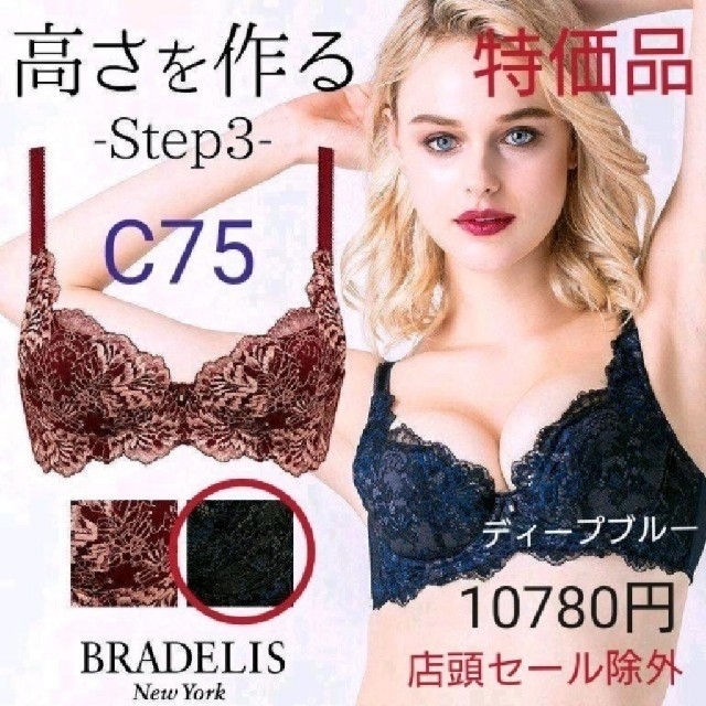 BRADELIS New York(ブラデリスニューヨーク)の期間限定大特価‼️高級✨育乳ブラデリス☆10780円☆日本製STEP3/C75  レディースの下着/アンダーウェア(ブラ)の商品写真