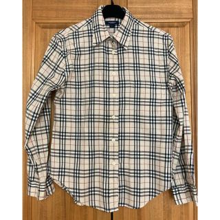 バーバリー(BURBERRY)の美品　BURBERRY バーバリー　ノバチェック　長袖シャツ　S(シャツ/ブラウス(長袖/七分))