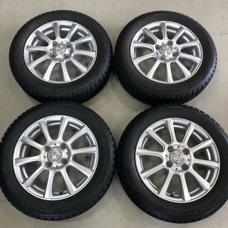 ブリヂストン(BRIDGESTONE)の送料込み！軽自動車用中古スタッドレス155/65R14(タイヤ・ホイールセット)