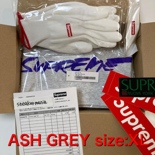シュプリーム(Supreme)のSUPREME FUTURA LOGO TEE XL ASH GREY(Tシャツ/カットソー(半袖/袖なし))