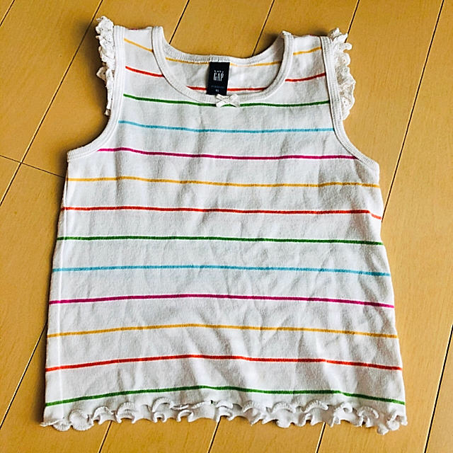 GAP(ギャップ)のmmmm様専用　お取り置き 95 GAP ノースリーブ レース  キッズ/ベビー/マタニティのキッズ服女の子用(90cm~)(Tシャツ/カットソー)の商品写真