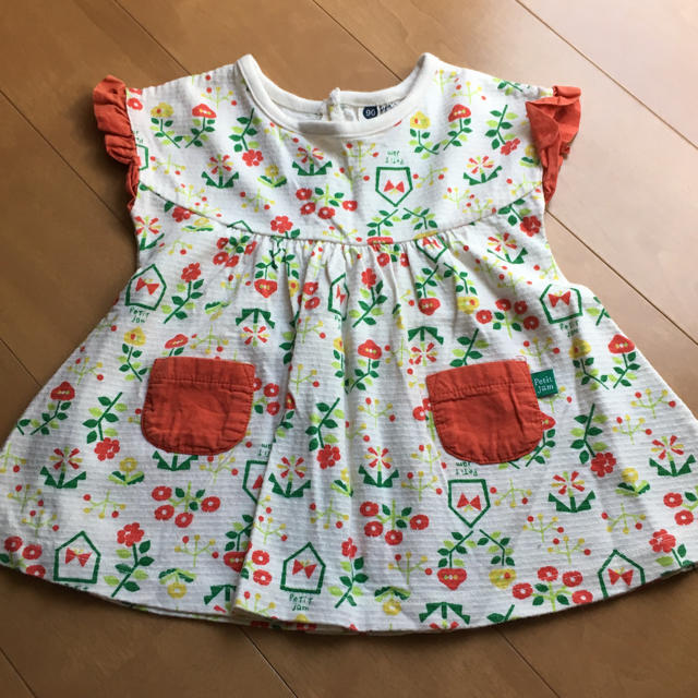 Petit jam(プチジャム)のプチジャム チュニック ワンピース 90 キッズ/ベビー/マタニティのキッズ服女の子用(90cm~)(ワンピース)の商品写真