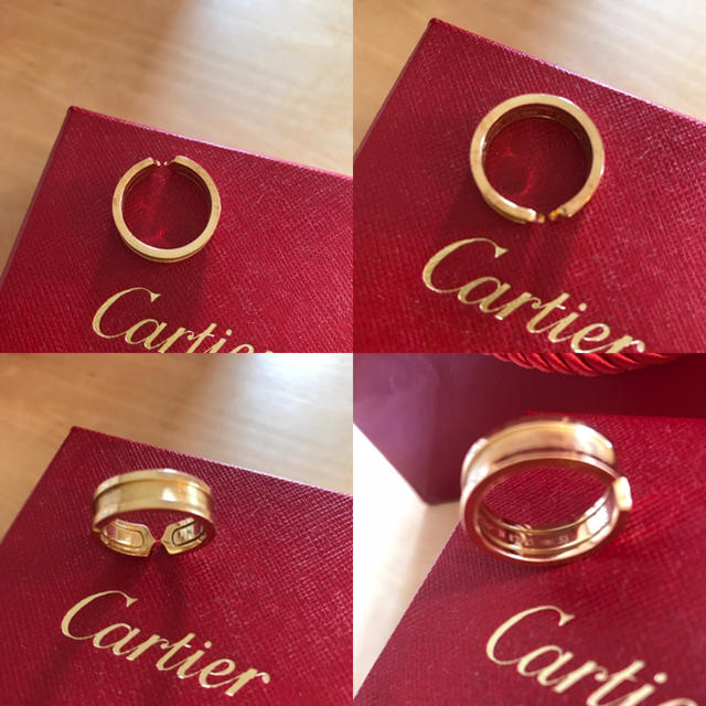 Cartier(カルティエ)の専用Cartier カルティエ C2リング K18YGDイエローゴールド　53 レディースのアクセサリー(リング(指輪))の商品写真