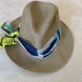 ポールスミス(Paul Smith)のほぼ未使用♪ Paul Smith 夏用ストローハット／麦わら帽子(麦わら帽子/ストローハット)