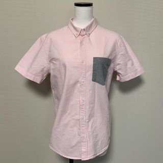 フォーエバートゥエンティーワン(FOREVER 21)のFOREVER21 メンズ 半袖シャツ ピンク(シャツ)