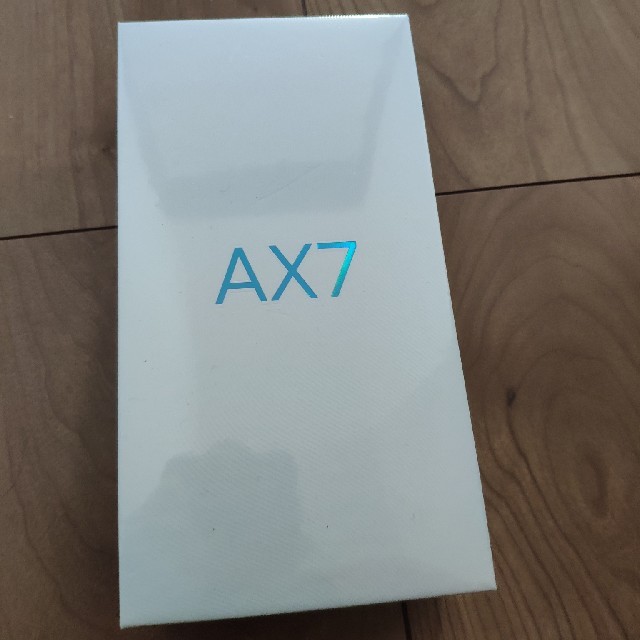 OPPO AX7 新品　未使用品 ブルー