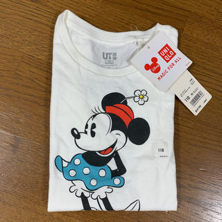 ユニクロ(UNIQLO)のユニクロ　ディズニー　ミニーちゃん　Tシャツ　新品(Tシャツ/カットソー)