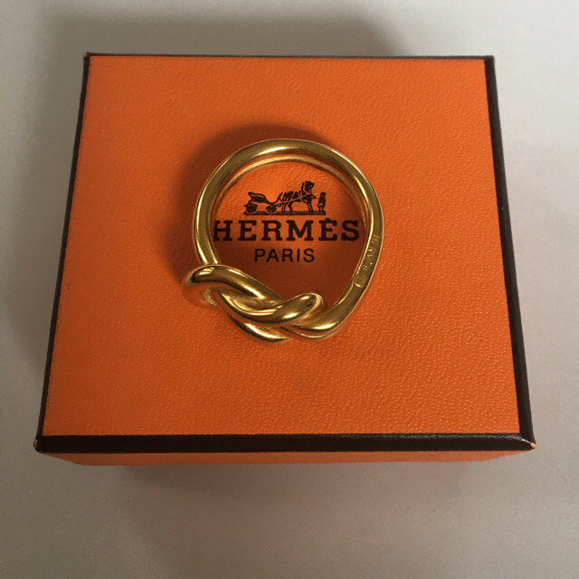 HERMES スカーフリング ゴールド未使用 - バンダナ/スカーフ