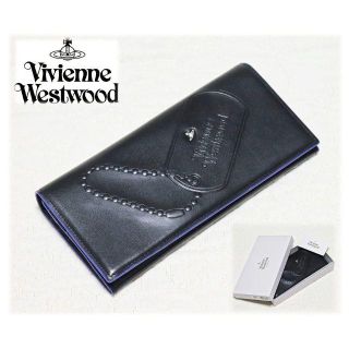 ヴィヴィアンウエストウッド(Vivienne Westwood)の新品【ヴィヴィアンウエストウッド】本革レザー ドックタグ柄 長財布 黒(長財布)