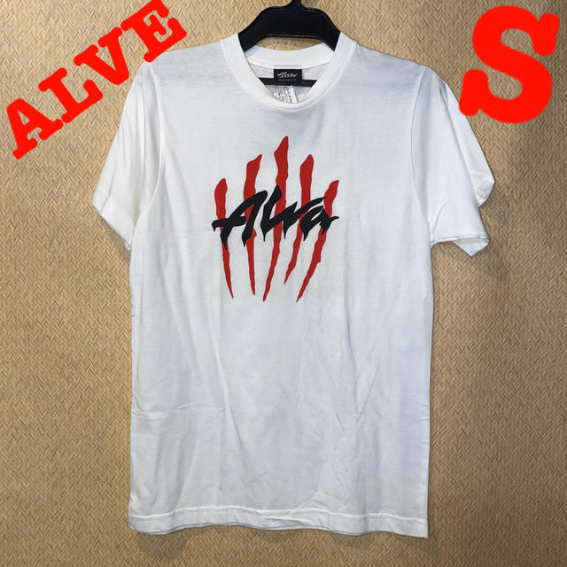 ALVE アルバ　オールドスケート　スケボーTシャツ　ホワイト　新品　S メンズのトップス(Tシャツ/カットソー(半袖/袖なし))の商品写真