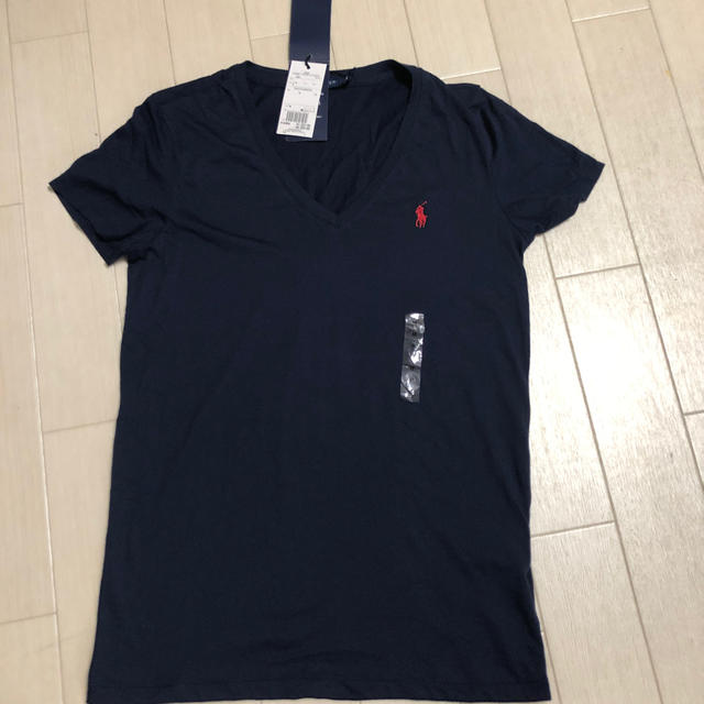 Ralph Lauren(ラルフローレン)のラルフローレン  ネイビー　Tシャツ　レディース  新品M レディースのトップス(Tシャツ(半袖/袖なし))の商品写真