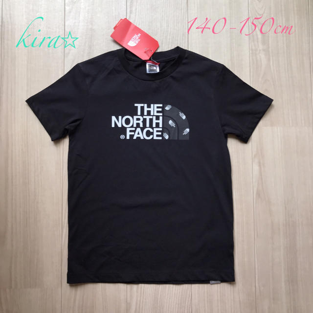 THE NORTH FACE(ザノースフェイス)のレア【新品未使用】ザ　ノースフェイス　ミニロゴ　キッズTシャツ　140-150 キッズ/ベビー/マタニティのキッズ服男の子用(90cm~)(Tシャツ/カットソー)の商品写真