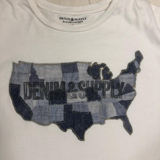 Denim & Supply Ralph Lauren(デニムアンドサプライラルフローレン)のラルフローレン  デニムアンドサプライ　白Tシャツ　S メンズのトップス(Tシャツ/カットソー(半袖/袖なし))の商品写真