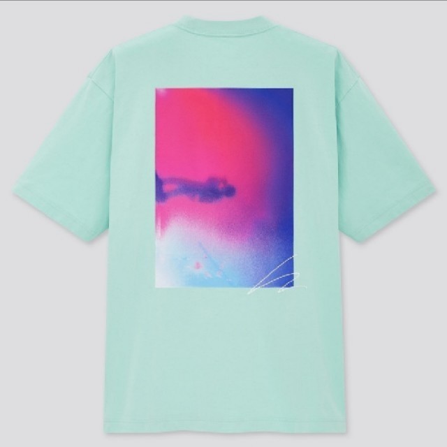 UNIQLO(ユニクロ)のユニクロ 米津 米津玄師 コラボ Tシャツ グリーン ミント メンズのトップス(Tシャツ/カットソー(半袖/袖なし))の商品写真